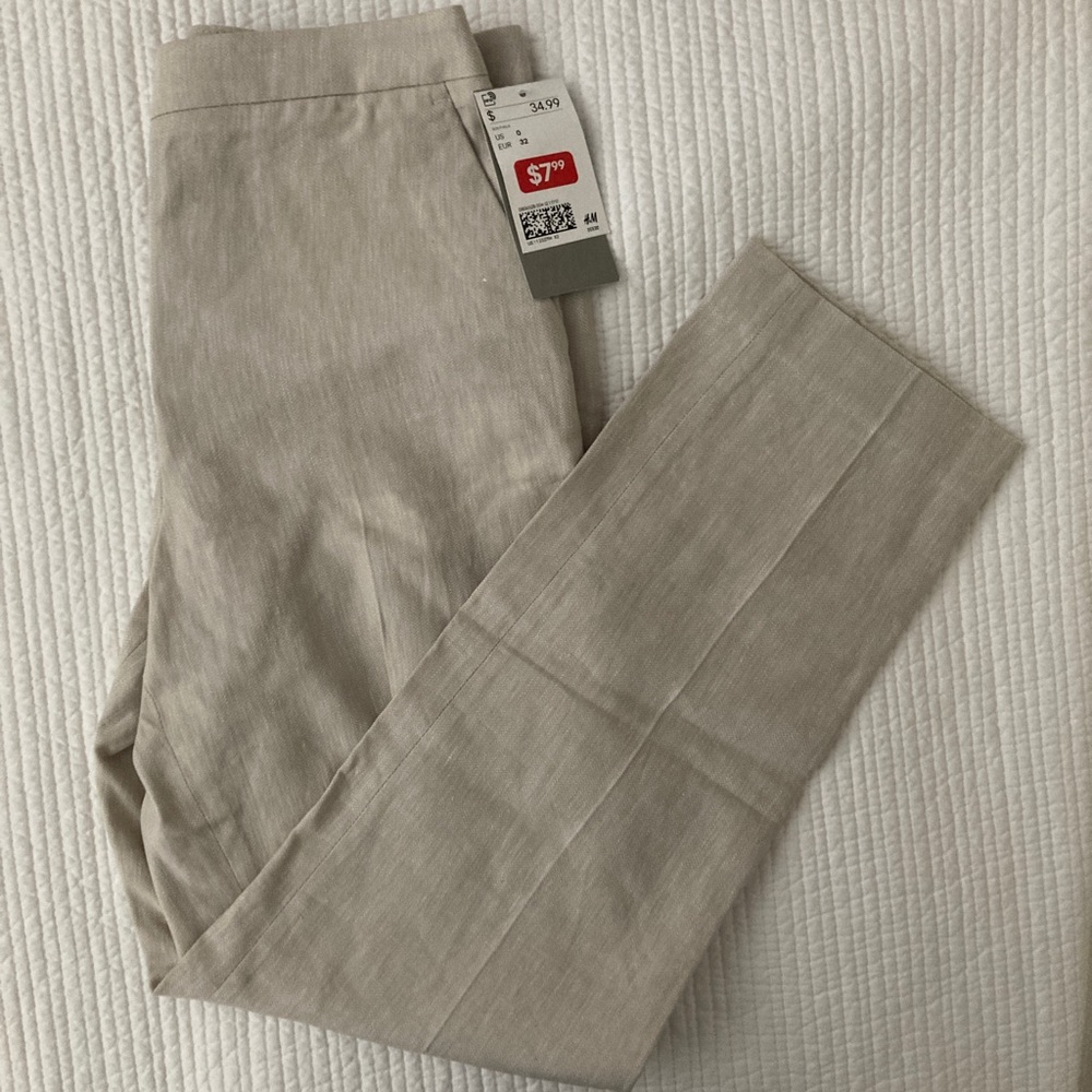H&M LINEN PANTS